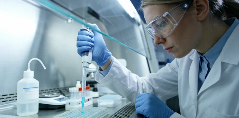 北京基因检测实验室技术人员进行