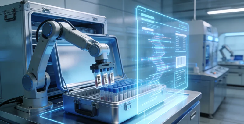 曲靖市民在医院进行基因检测前遗