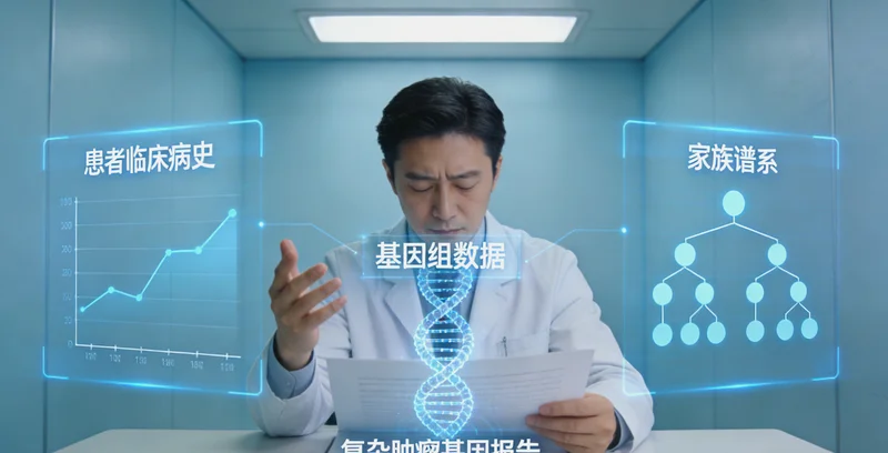 家庭成员围坐讨论健康