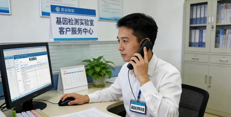 巴市患者进行遗传咨询场景