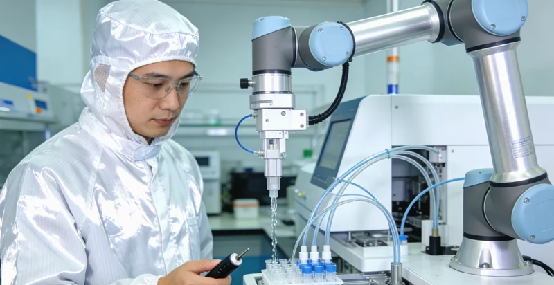 莱阳中老年女性在梨园中微笑，象