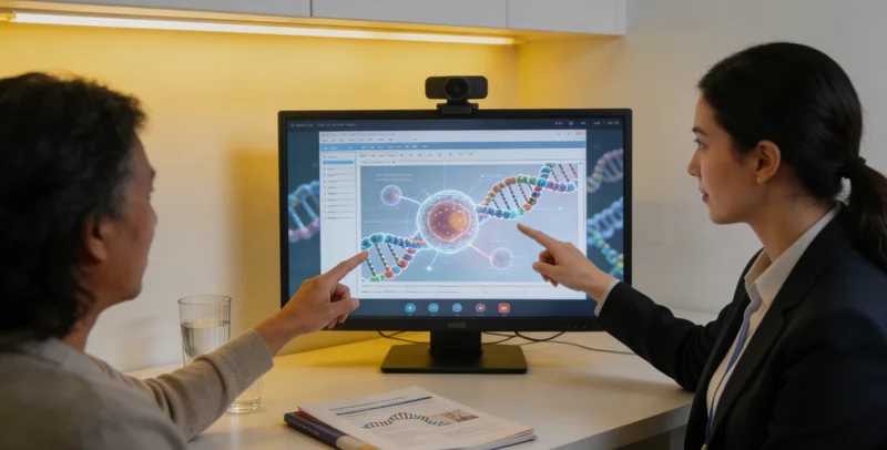 宣威遗传咨询师为家庭解读基因报