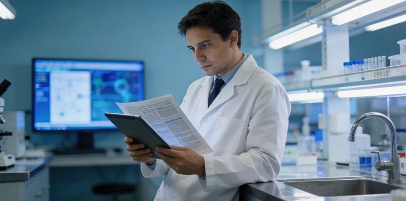 福鼎基因检测实验室工作场景