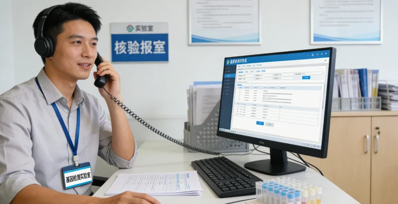 阿图什市民在医院进行遗传健康咨