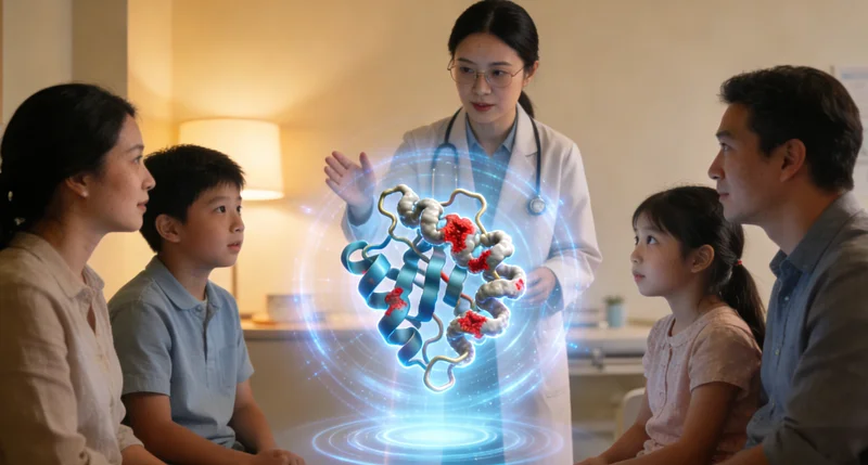 沁阳遗传咨询医生与女性交谈场景