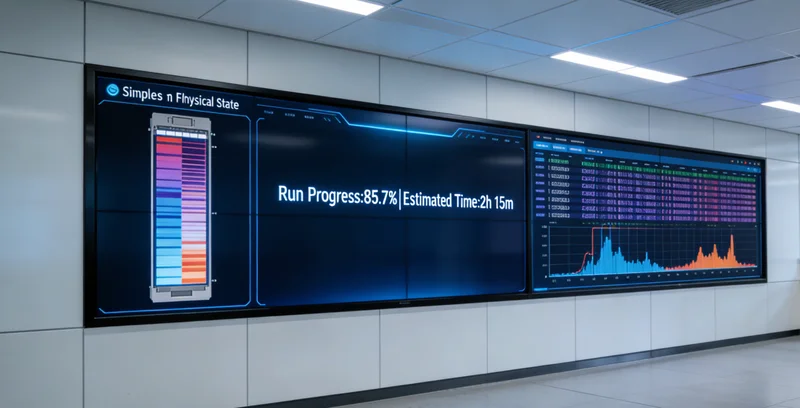 专业实验室进行基因测序数据分析