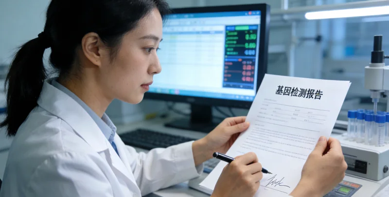 瑞金家庭围坐一起查看基因检测报