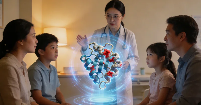 衡阳医生为家庭进行遗传病咨询场