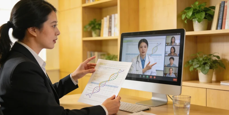 调兵山遗传咨询师与家庭沟通图