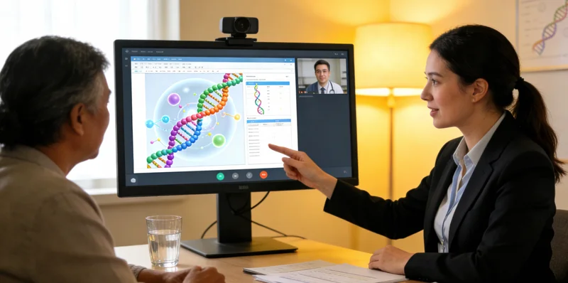 任丘遗传咨询师与女士沟通场景