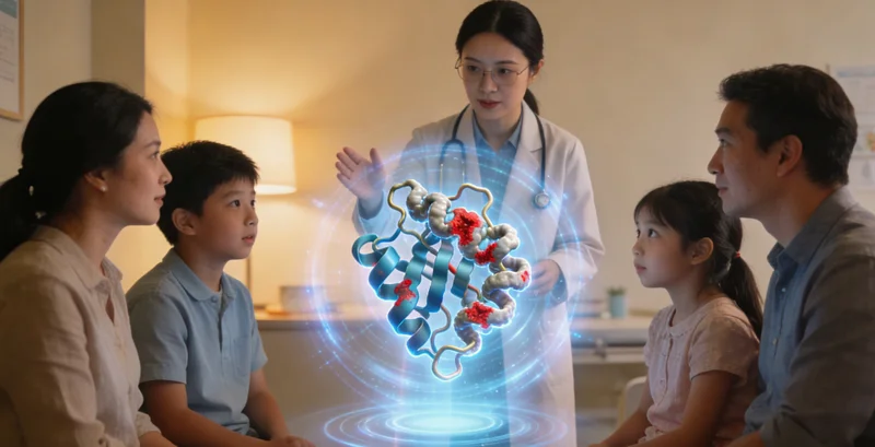 隆昌遗传咨询门诊医生与患者沟通