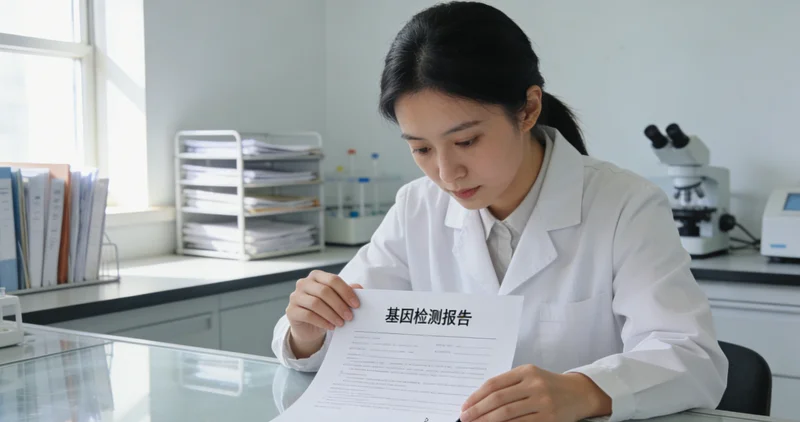 上海遗传咨询医生与家庭解读基因