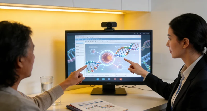 大同遗传咨询师与家庭进行健康沟