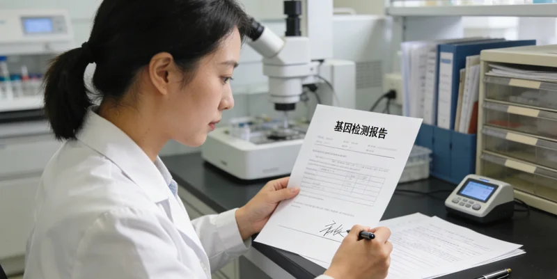 合作女性进行乳腺健康检查示意