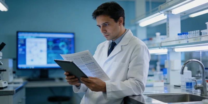 舞钢实验室技术人员进行基因测序