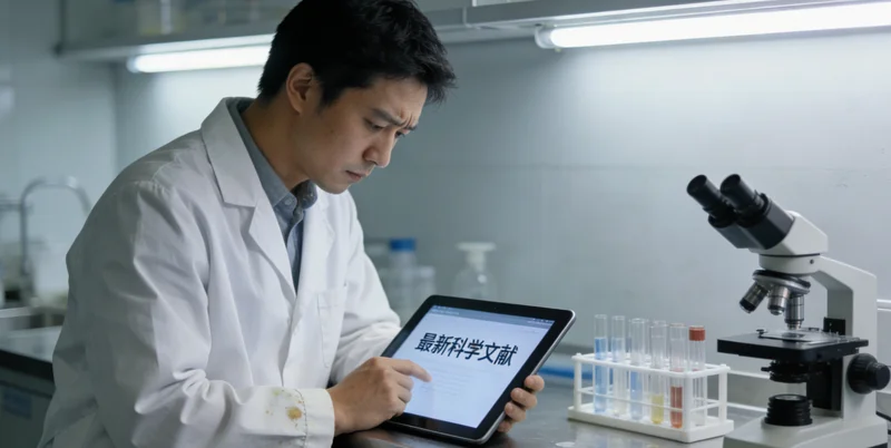 任丘合作实验室进行基因样本分析