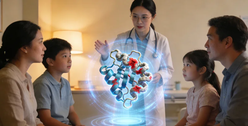 专业遗传咨询师与咨询者沟通场景