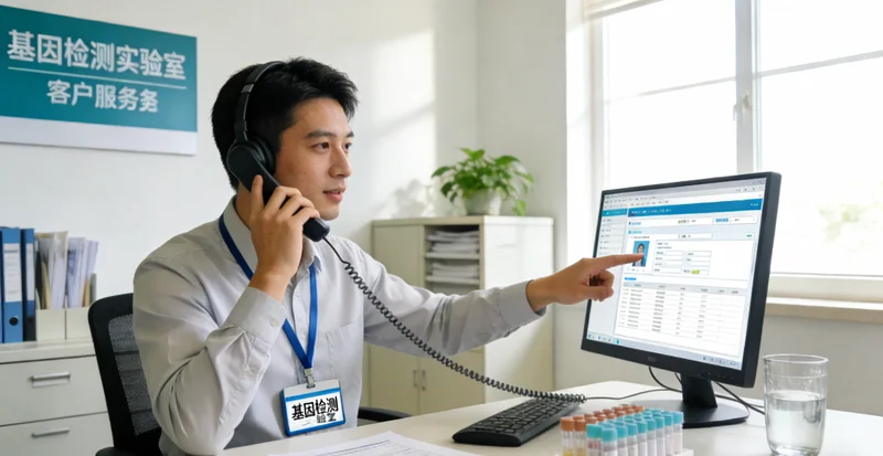 林芝遗传咨询师与家庭成员进行面