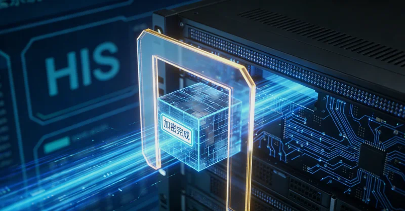 象征西昌基因数据安全的锁与盾牌