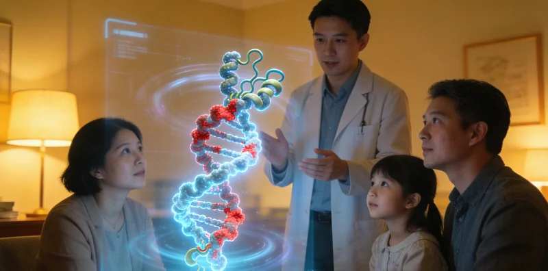 济南医生解读基因检测报告示意图