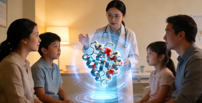 铜仁家庭遗传咨询场景示意图