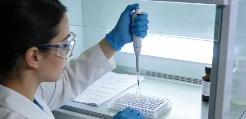 孝感市民在医院进行基因检测采血