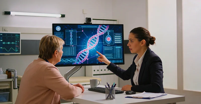 黄南州遗传咨询场景，医生与家庭