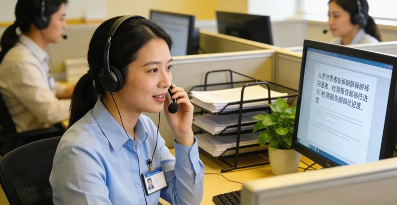 白山专业人士进行基因检测报告解