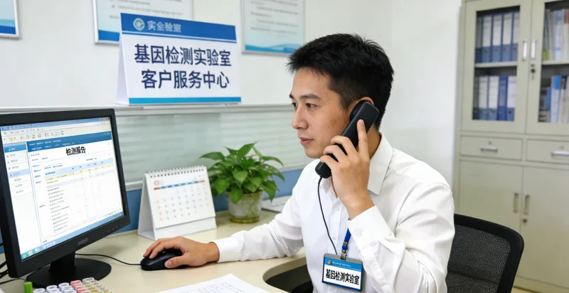 克州遗传咨询师与女士进行家系图