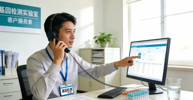 东苏旗医院遗传咨询医生与患者家