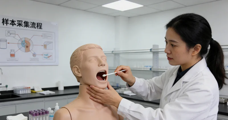 宣城基因检测采样方式示意图