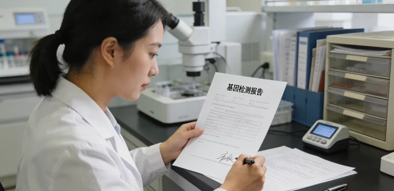 珠海居民查看CDH1基因检测V