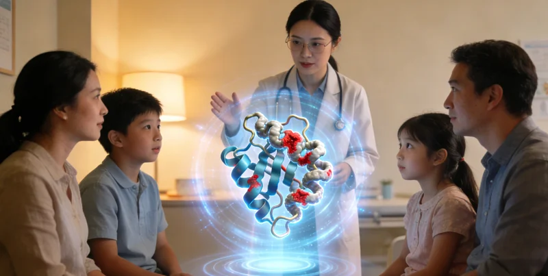 荣成遗传咨询师向家庭解读基因检