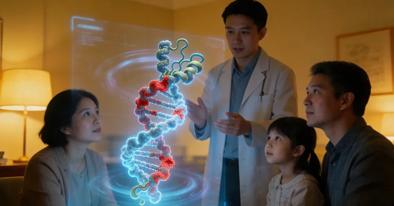 禹州遗传咨询师与家庭沟通场景