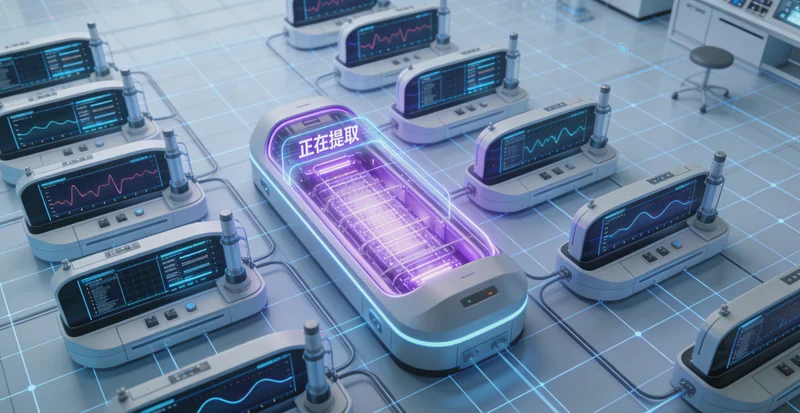 鄂前旗居民在医院进行基因检测采