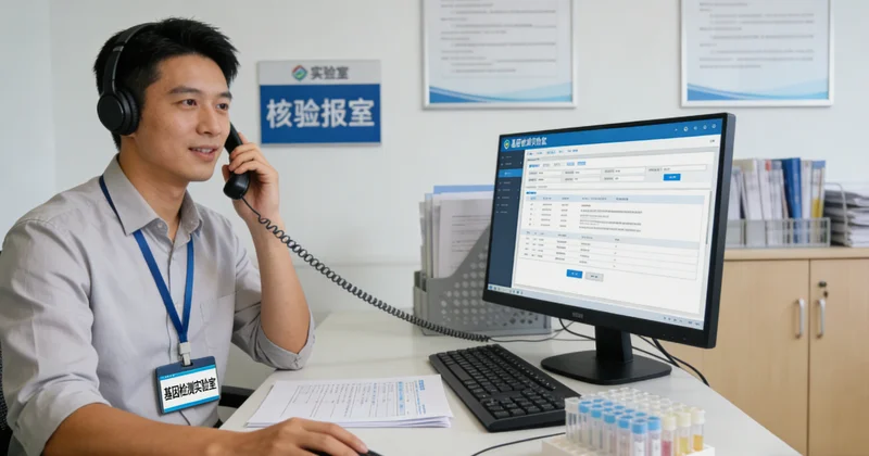 安阳市民在本地机构进行遗传咨询