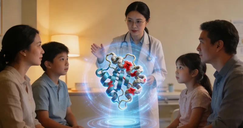 巴林右旗VHL家系遗传图谱示意