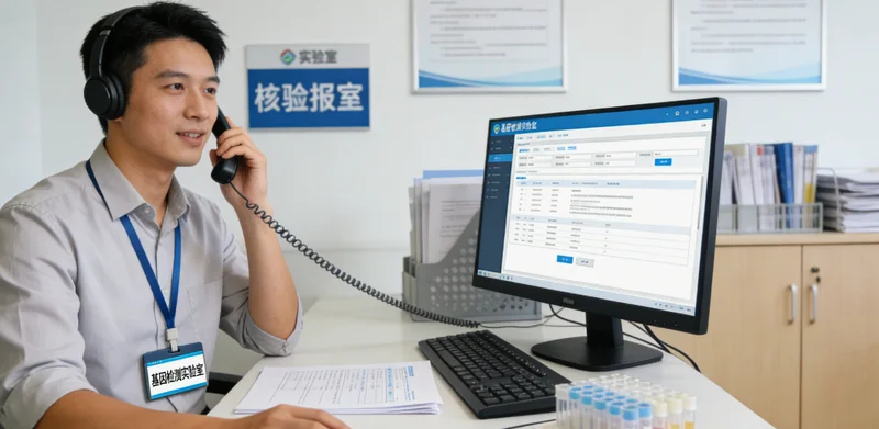 岑溪家庭共同查看健康报告进行规