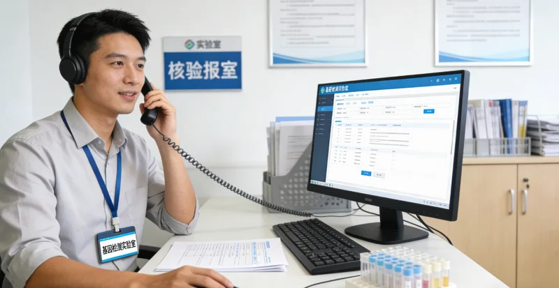 西昌专业机构医生进行基因报告解