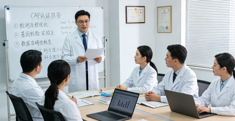 烟台农村妇女进行甲状腺B超检查