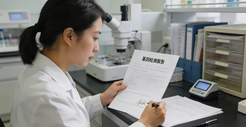 虎林MEN2A基因检测报告与个