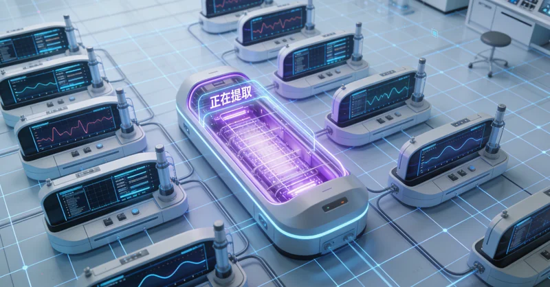 上海实验室基因测序仪工作场景