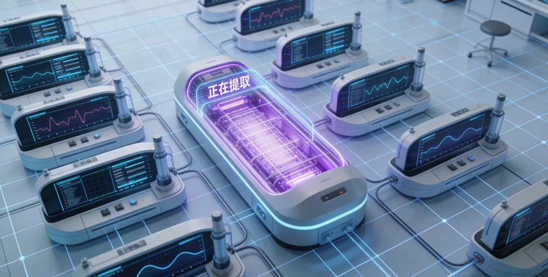 敦化儿童眼科检查与基因检测概念