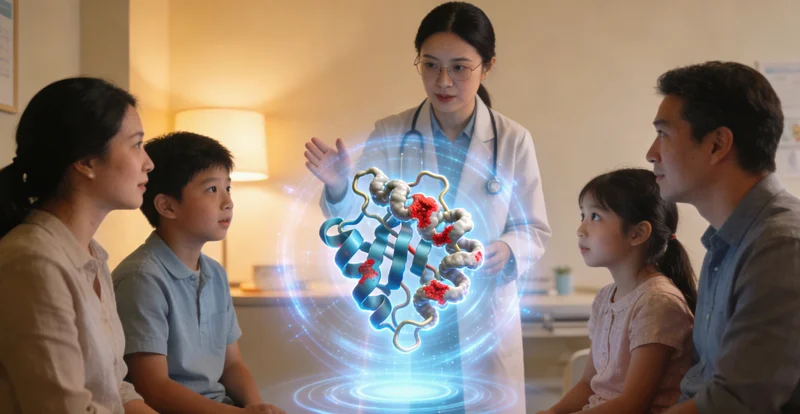 天津市民进行遗传咨询与医生沟通