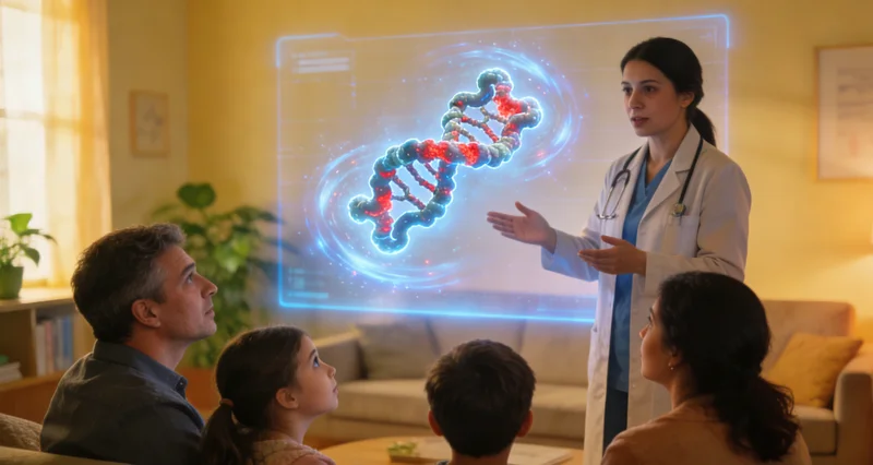 吴忠遗传咨询师与家庭成员沟通场