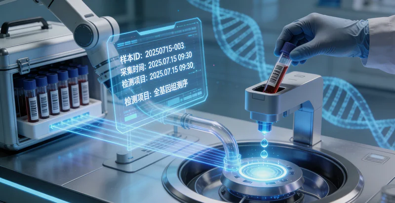 桐城居民进行无创基因检测采样示