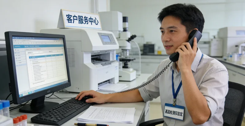 开封遗传咨询师与咨询者进行面对