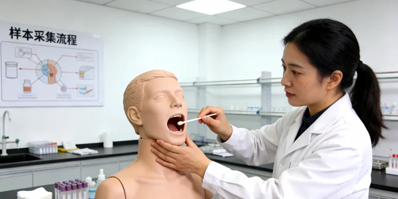 祁阳地区基因检测采样示意图