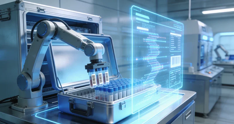 伊犁护士进行基因检测抽血采样