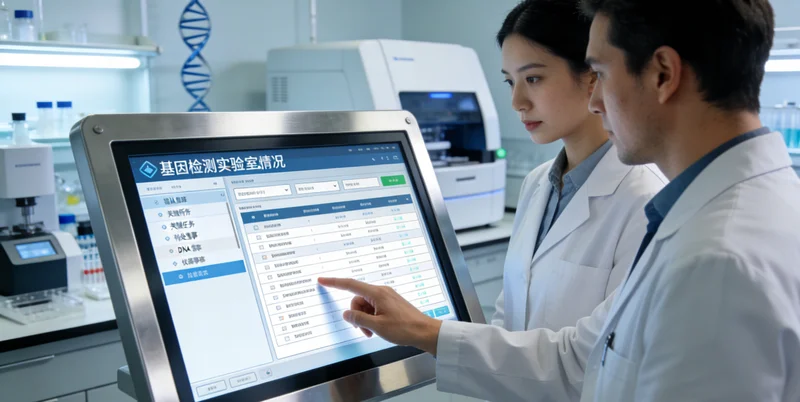 阆中居民进行遗传咨询场景